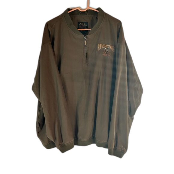 Vintage Pheasant Forever Partial Zip StormTech Men's Bomber Jacket XL - Picture 1 of 4